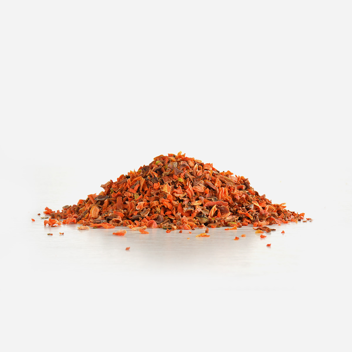 Dehydrated carrot flakes petfood grade JNF Natural Ingredients